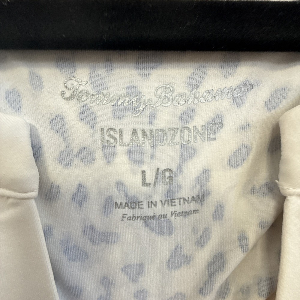 Tommy Bahama IslandZone Leopard Tunic Top UPF Women's Large Vacation Golf T - Picture 4 of 8
